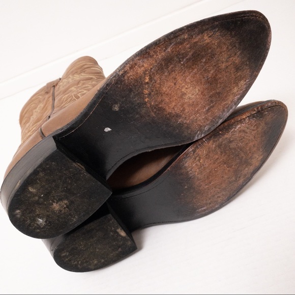 TONY LAMA Men’s Stallion 7901 Cowboy Boots Brown Size 11.5 - Picture 7 of 15